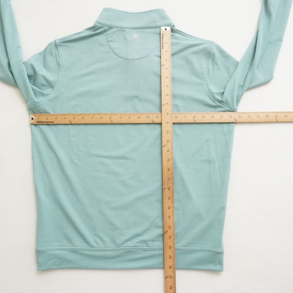 Peter Millar Light Blue Crew Neck Sweater - Picture 6 of 10